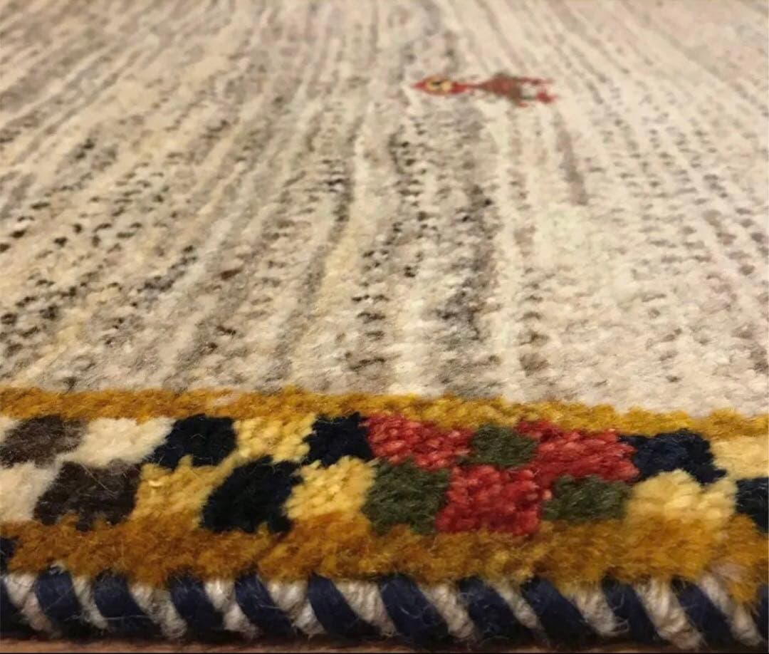 ペルシャギャッベ (ギャベ) 玄関マット No:4402