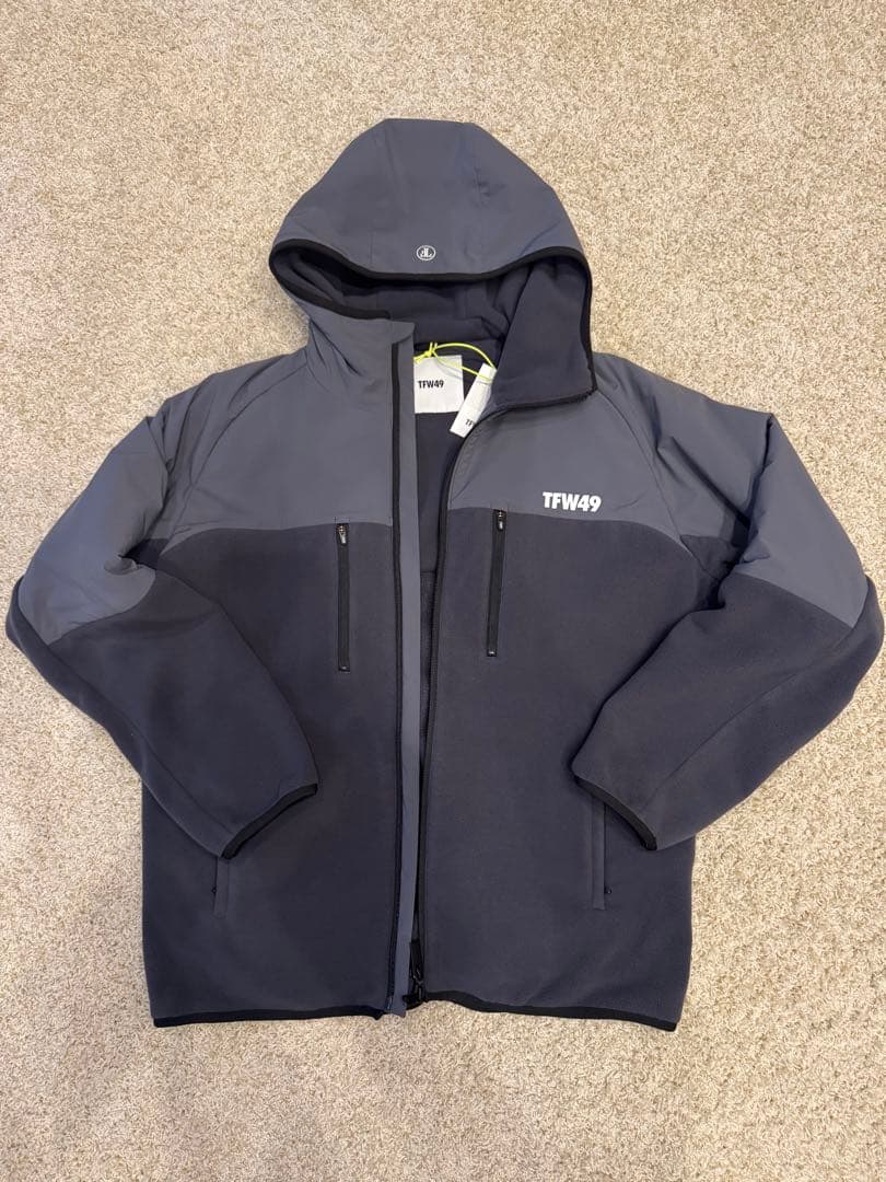 新品TFW49 FLEECE HOODIE BLOUSON LサイズGREY