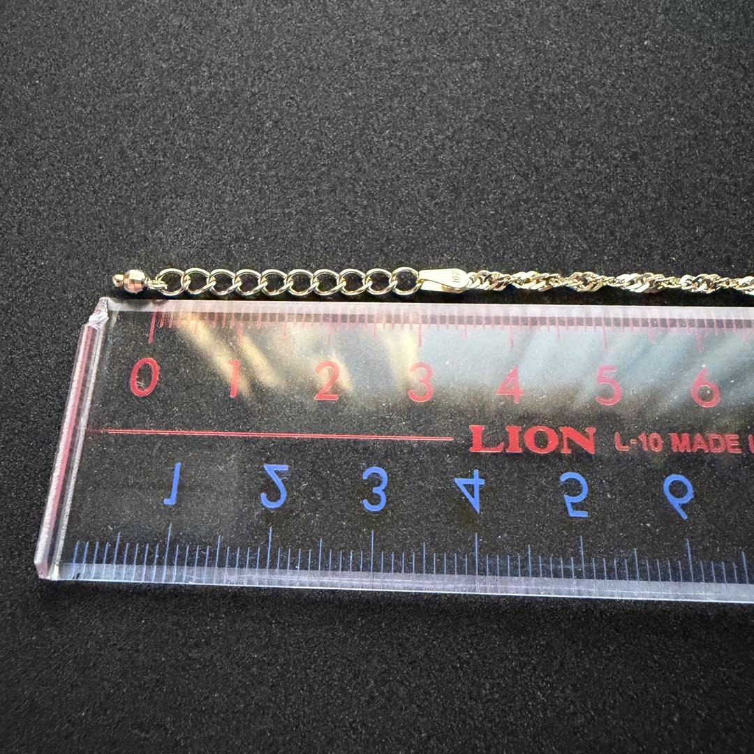 【ほぼ未使用】アバランチ　10Kゴールドアンクレット