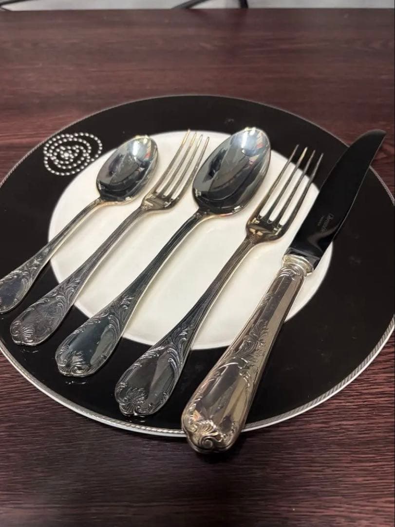 【クリストフル】マルリー　5本セット　新品価格9万円越え