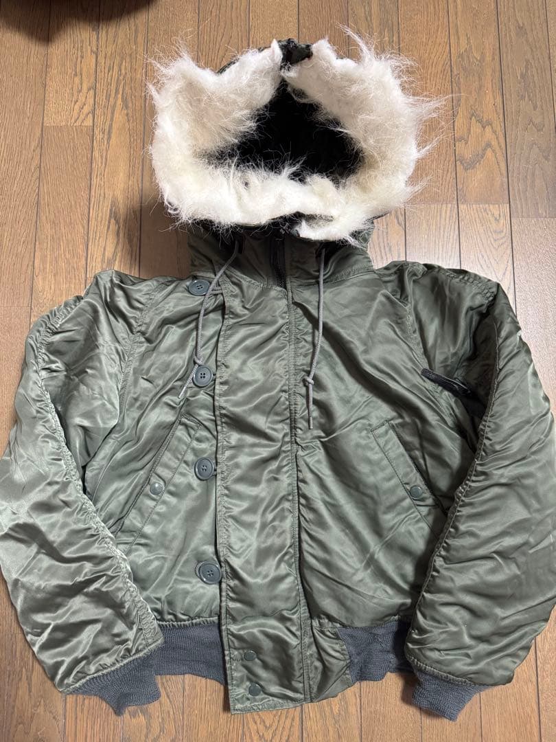 1986 80's USA製 ALPHA INDUSTRIES N-2B S