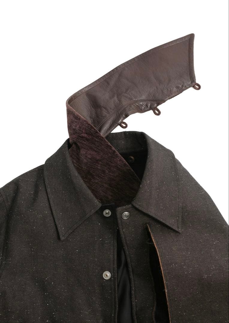 NULLUS 25AW PEELED OFF JACKET BROWN サイズ1