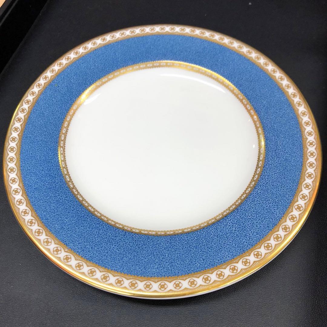 ♥【472】ウェッジウッド ユーランダー パウダーブルー デザートプレート×5