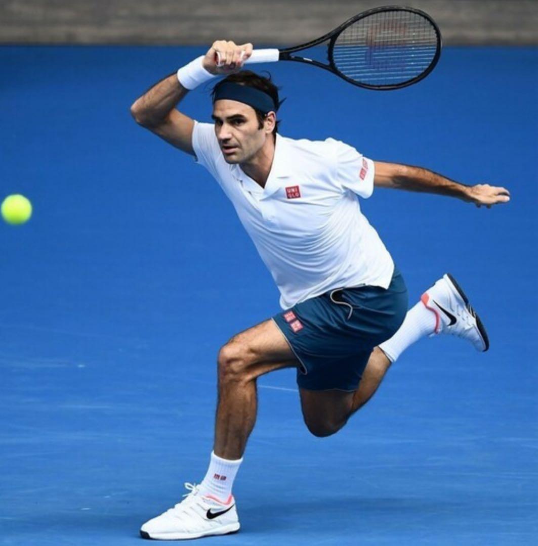 希少【匿名配送】フェデラー　Federer 2019 全豪　着用　上下セット
