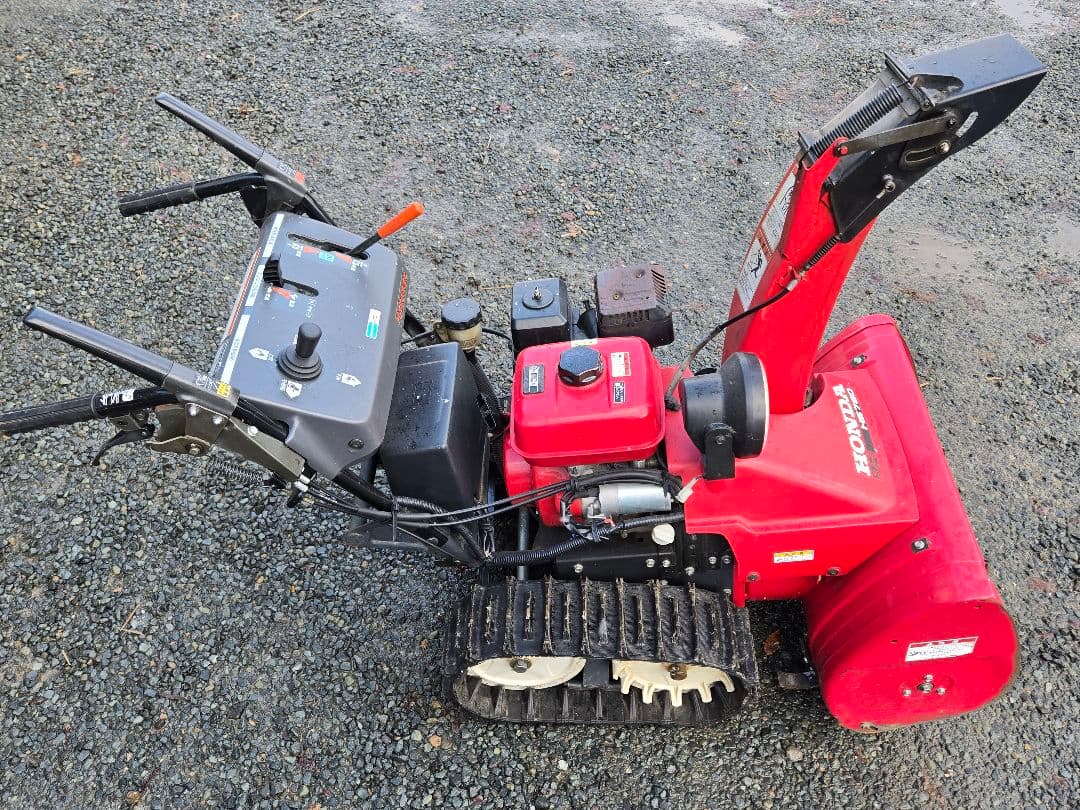 秋田県北部～ホンダ除雪機HS760 ガスダンパー&バッテリー新品電動2段シュート