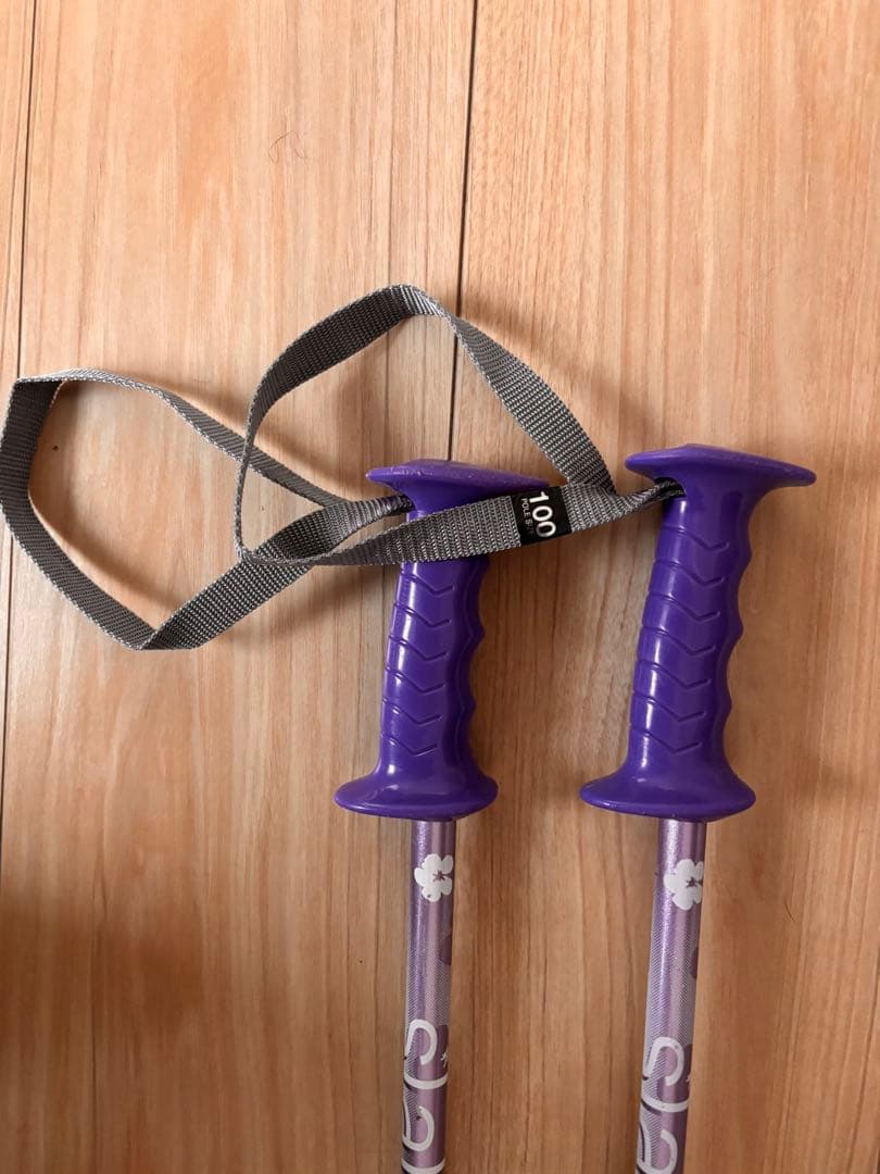 STREULE スノースポーツ用スキーとポールセット 130