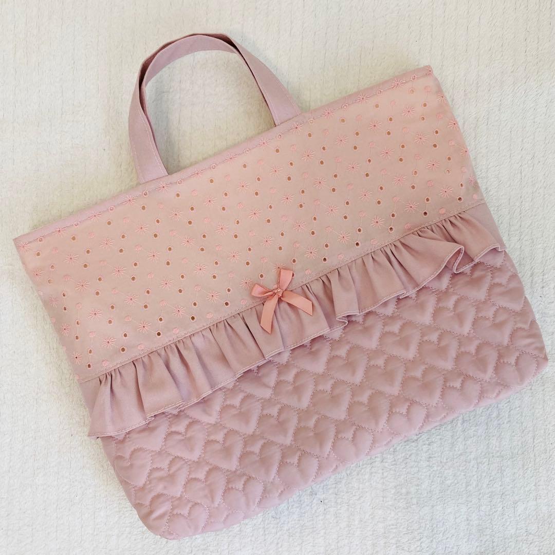 【ドキンちゃん】入園入学グッズ(レース×フリル×ハートキルティング)