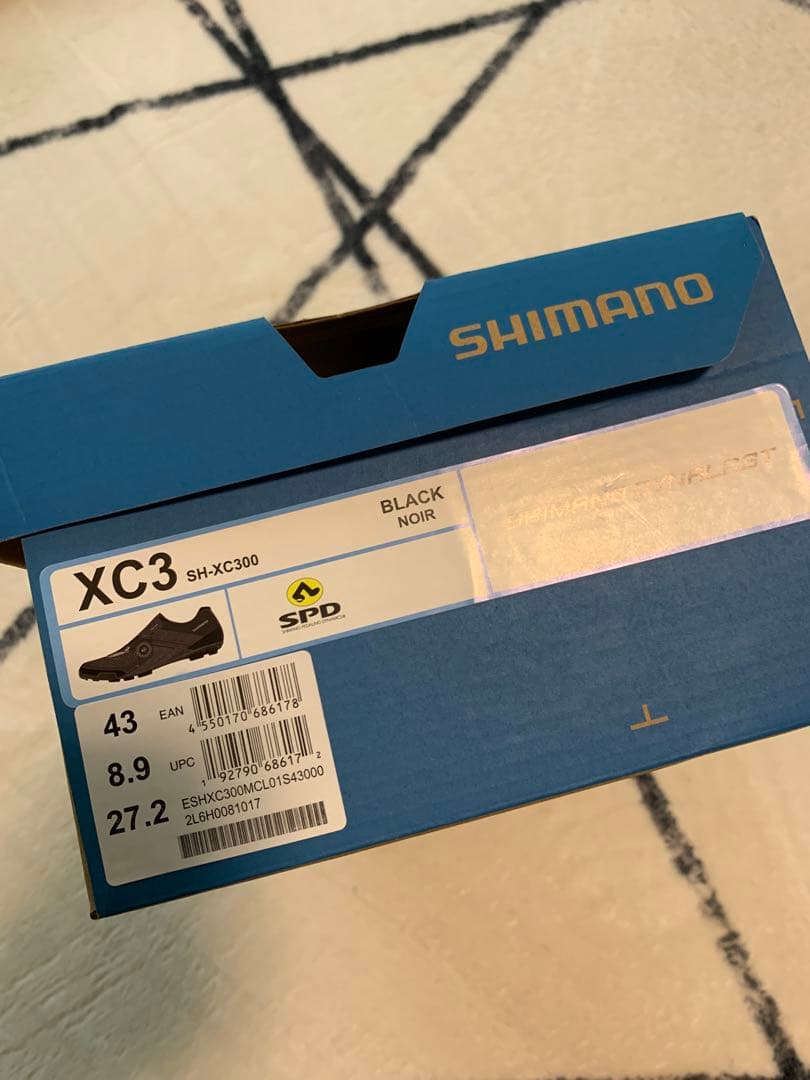 「美品」SHIMANO XC3 シューズ 43 US8.9 27.2cm