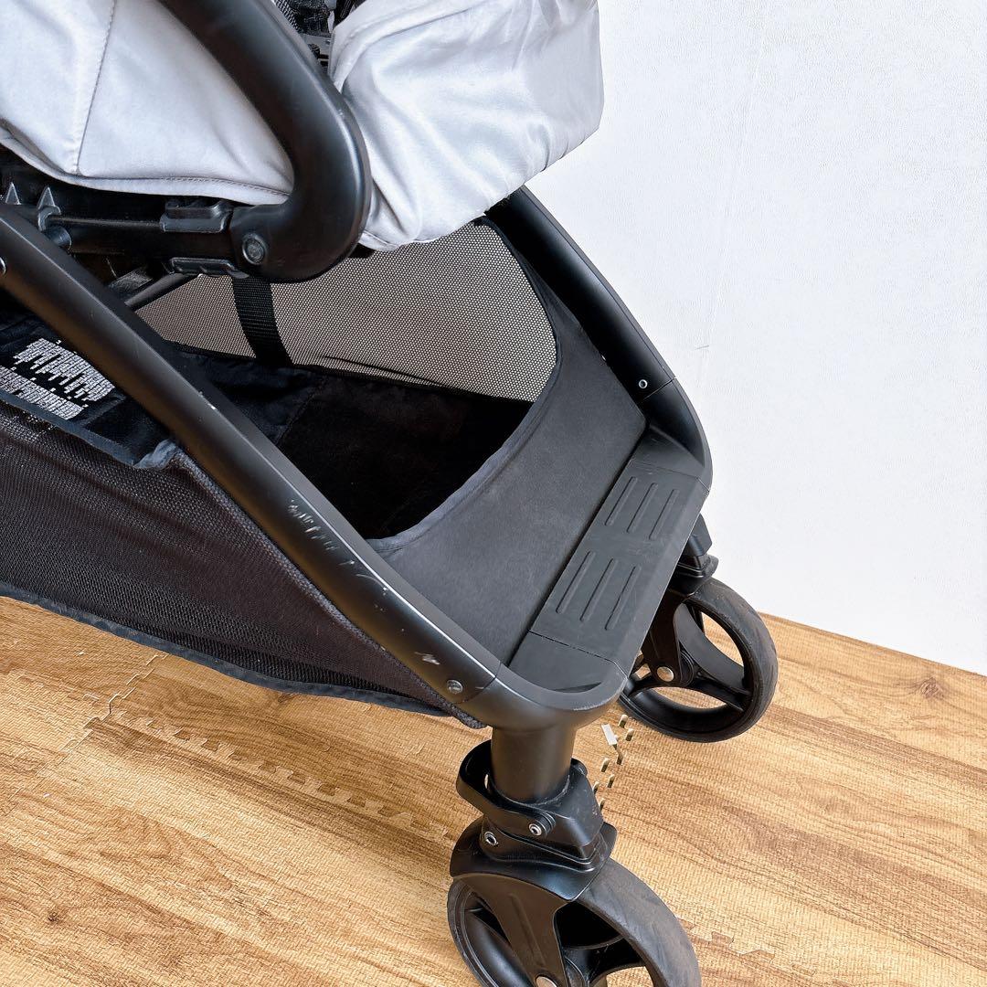 【美品】Joie 2人乗りベビーカー エヴァライトデュオ　グレー