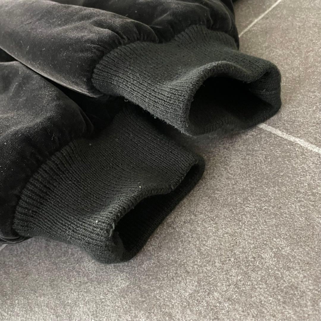 90-'s 龍 富士 別珍 スカジャン スーベニア 短丈 F ベロア 黒