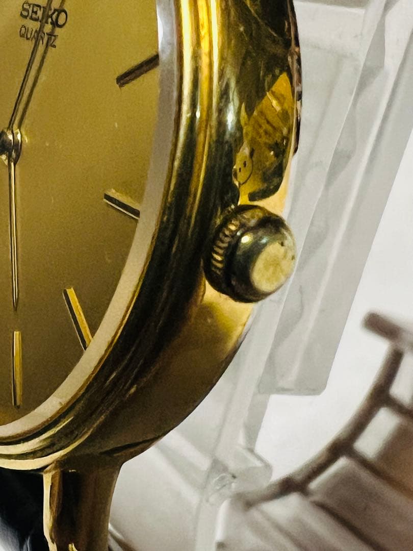 SEIKO 7820-8040　14K 刻印電池/ベルト新品　作動品