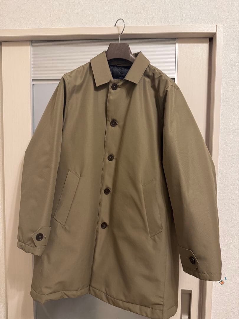 【美品】SHIPS +phenix GORE-TEX ダウンコート L カーキ