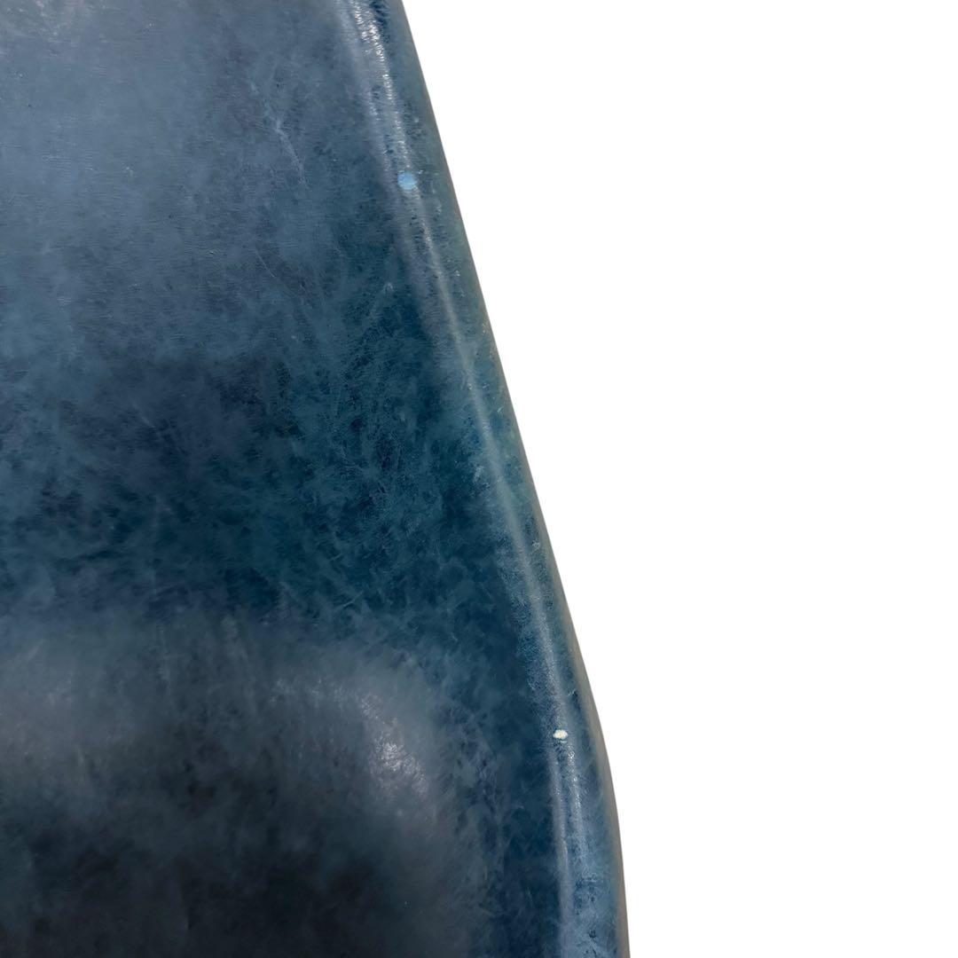 クラッシュゲート ヴィンテージ風 ダイニングチェア 青