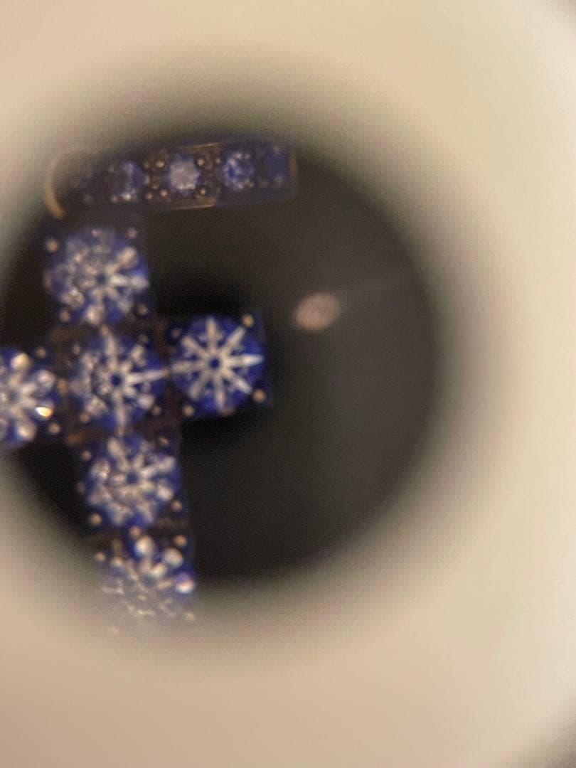 アイボリータワー 6石 クロス vago k18 18k トップ ダイヤモンド