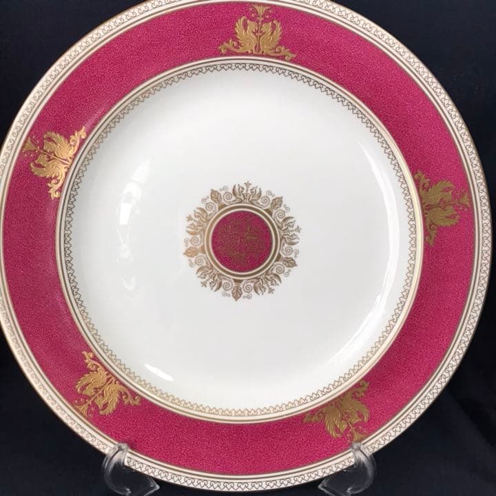 ウェッジウッド コロンビアパウダー レッド　プラター