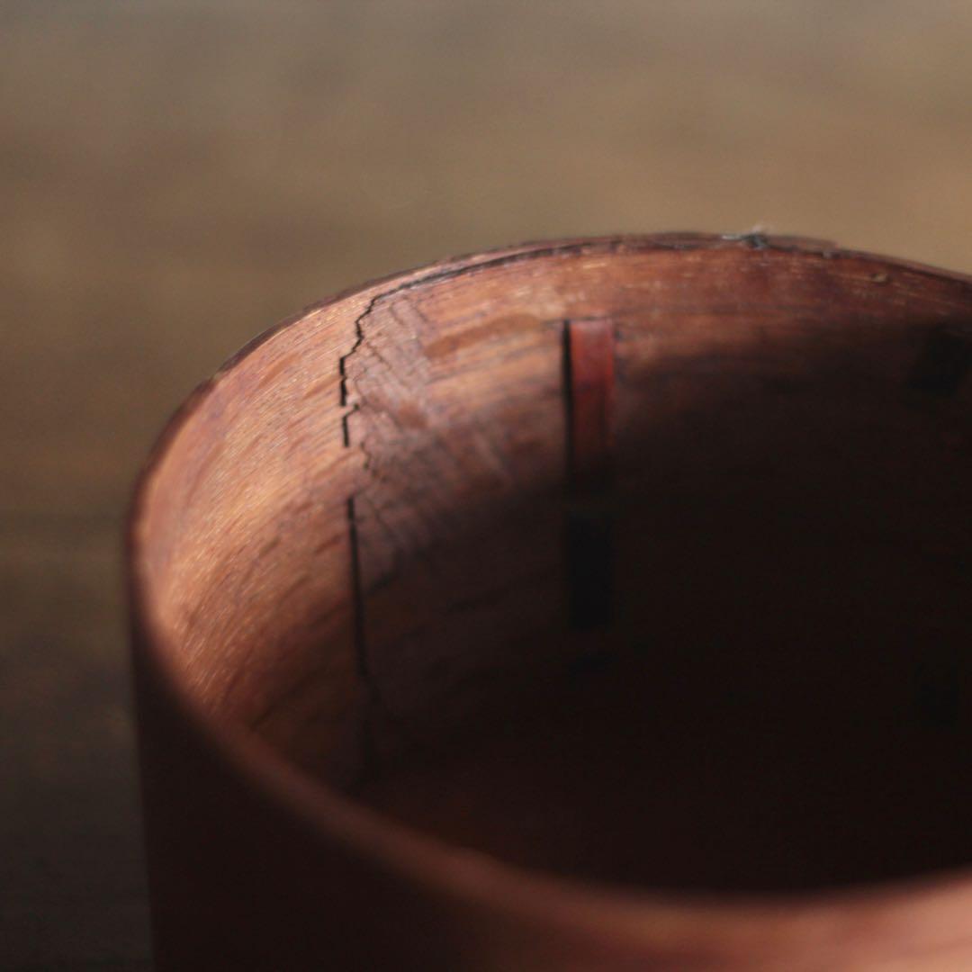 佳き木肌 古い 曲げわっぱ 古道具 アンティーク オブジェ