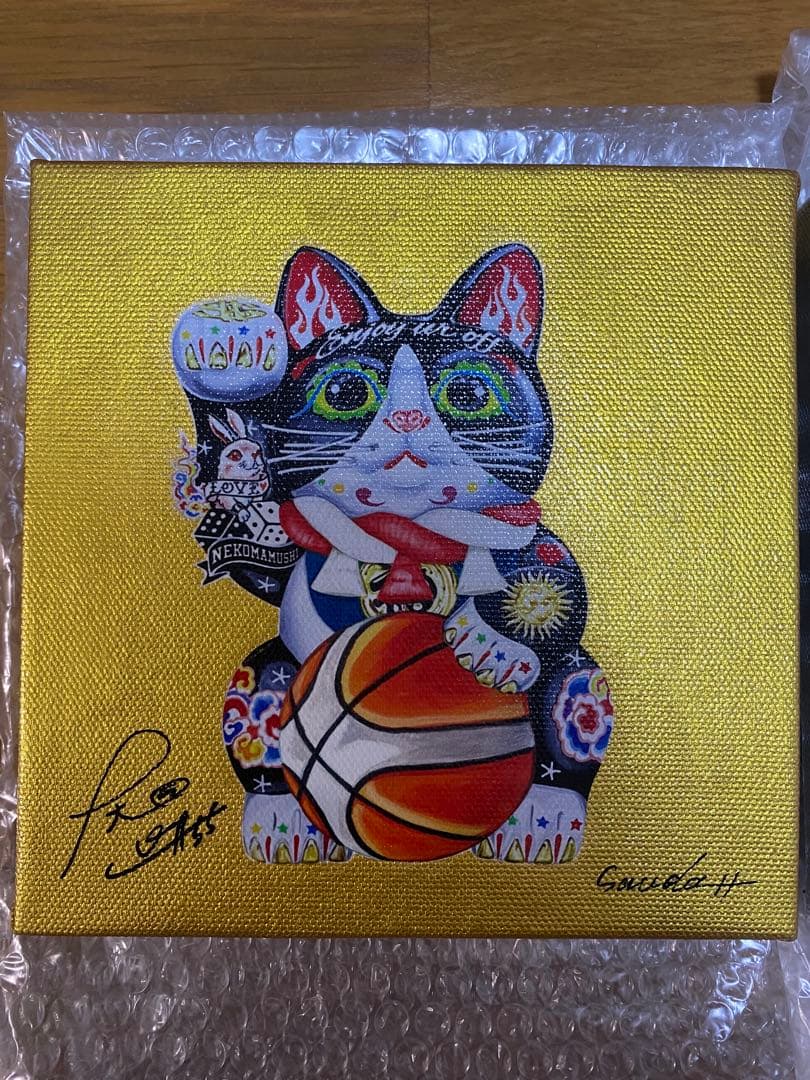 スサノオマジック谷口大智選手× 左右田薫さん 絵画2点セット サイン入り