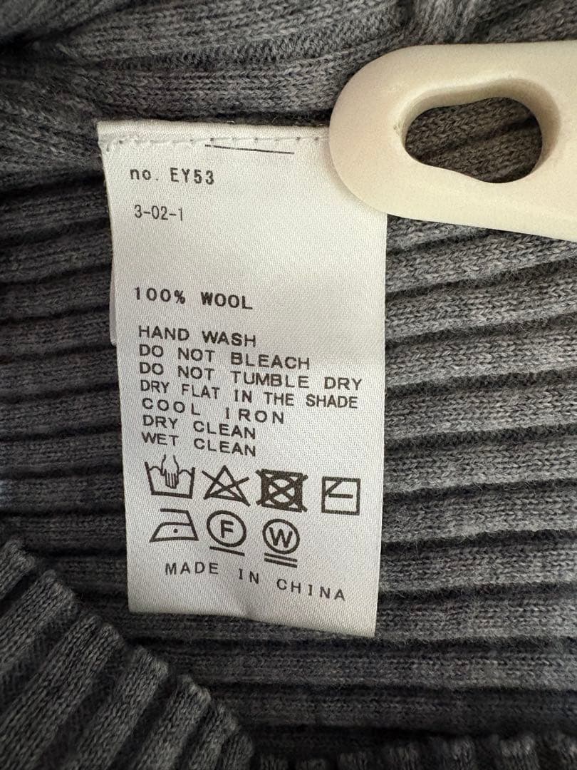 ✨極美品✨L’Appartement 定番リブニット グレー 美シルエット