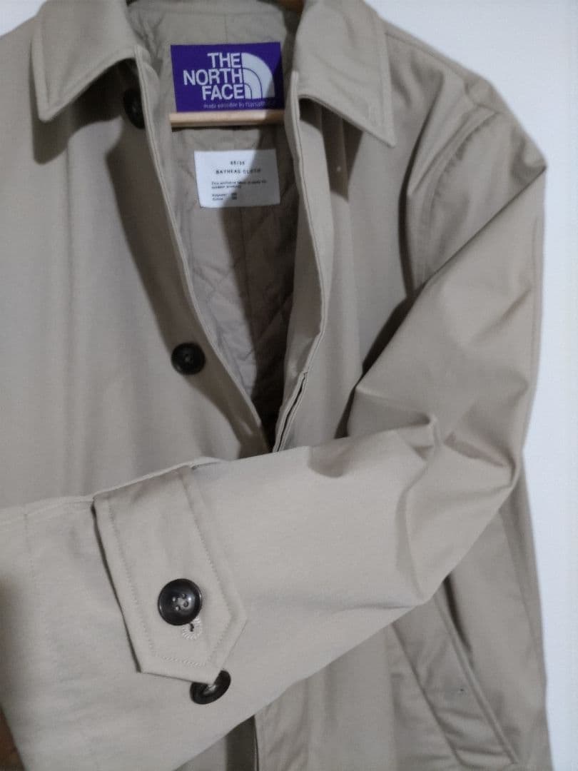 THE NORTH FACE パープルレーベル　ベージュ ステンカラーコート S