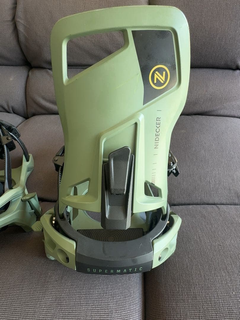 Nidecker Supermatic スノーボードビンディング グリーン