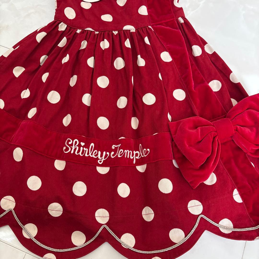 シャーリーテンプル♡美品♡ラッピングリボン♡でかリボン♡ジャンスカ120