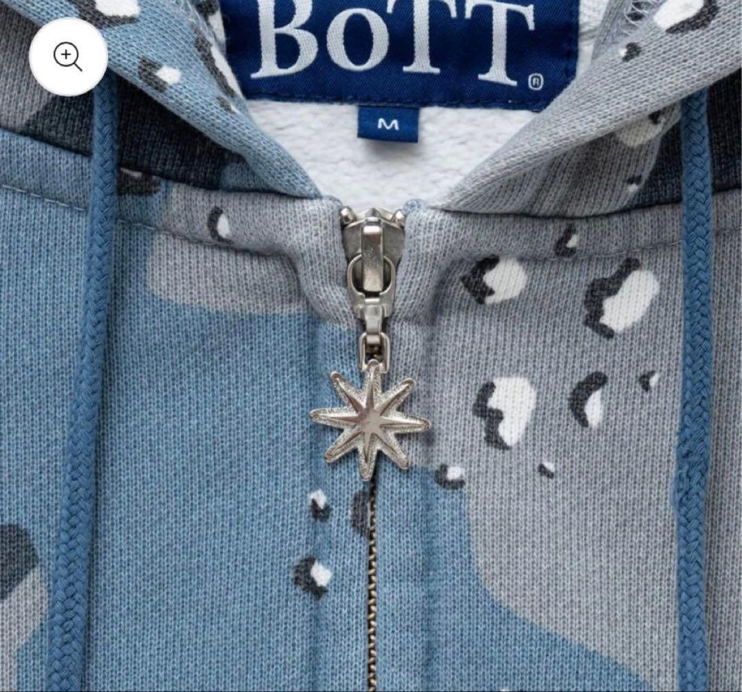 BoTT 迷彩柄 ジップアップパーカー
