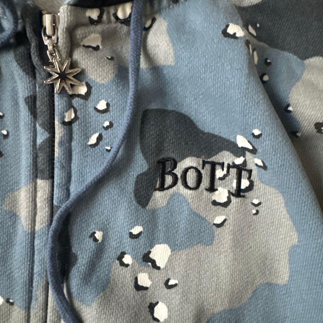 BoTT 迷彩柄 ジップアップパーカー