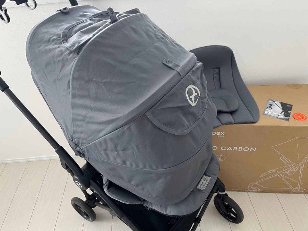 人気色！cybex サイベックス　メリオカーボン　モニュメントグレー
