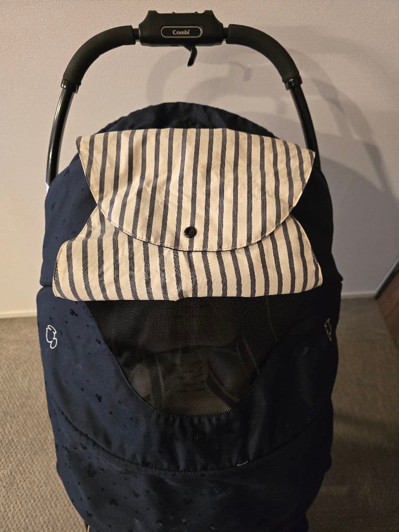 コンビ　ベビーカー メチャカル ハンディα ミッキーマウス ネイビー