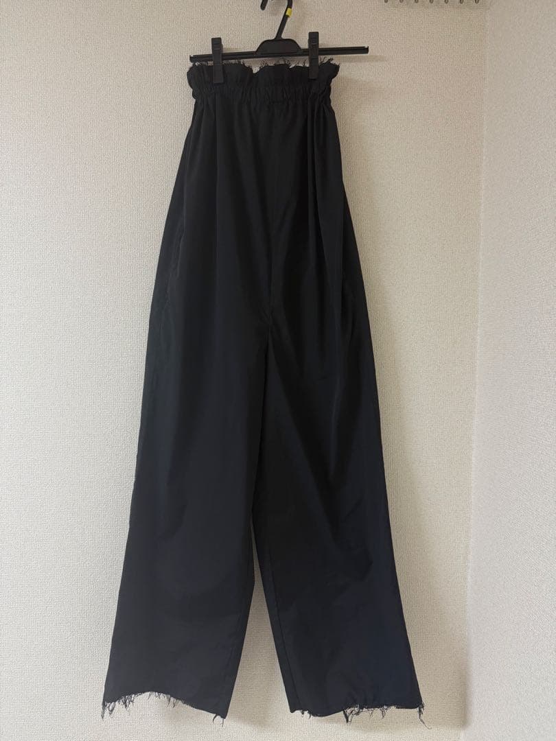 サロペット・オーバーオール・オールインワン anuke Cutoff Bare Combinaison 36 black