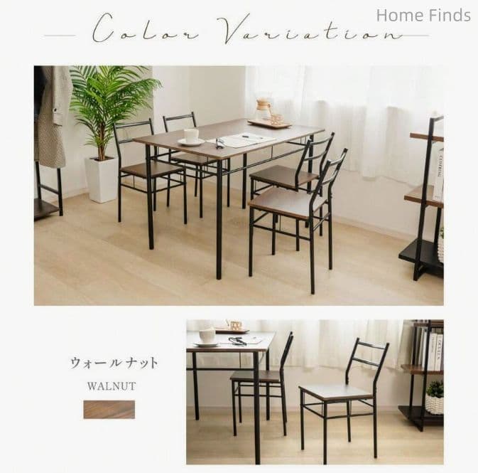 ダイニングテーブルセット4人用 5点セット幅110cmダイニングテーブルリビング