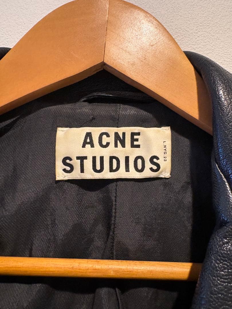 ACNE STUDIOS ライダースジャケットショート