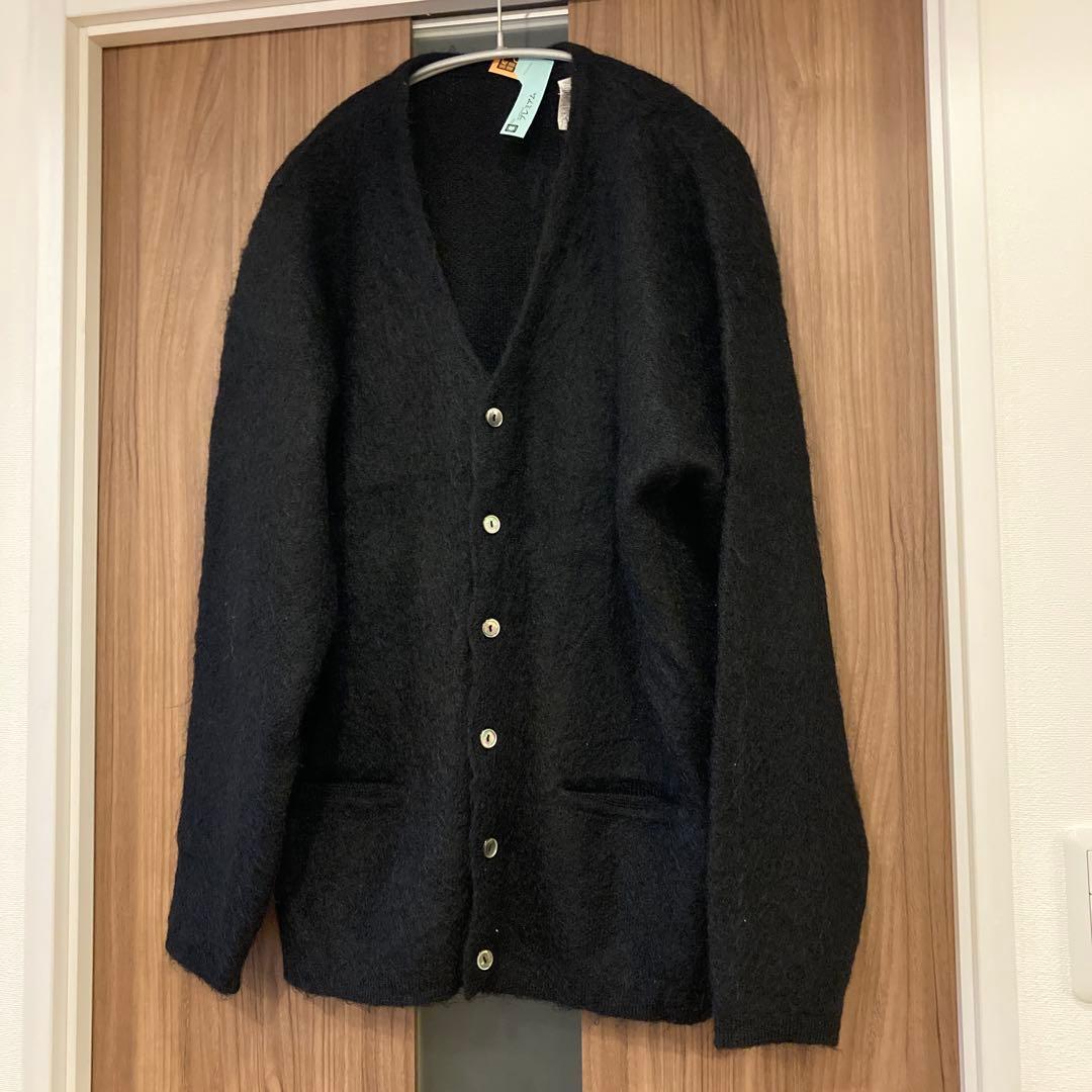 ブラックモヘアカーディガン 原宿 TEENAGER ティーンエイジャー