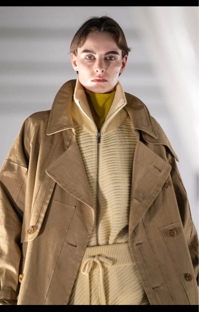 YOKE23awトレンチコート ブラック