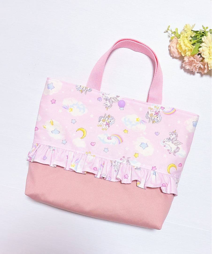 レッスンバッグ ʚ♥ɞ 上履き入れ　体操着袋　給食袋　ハンドメイド　入園入学