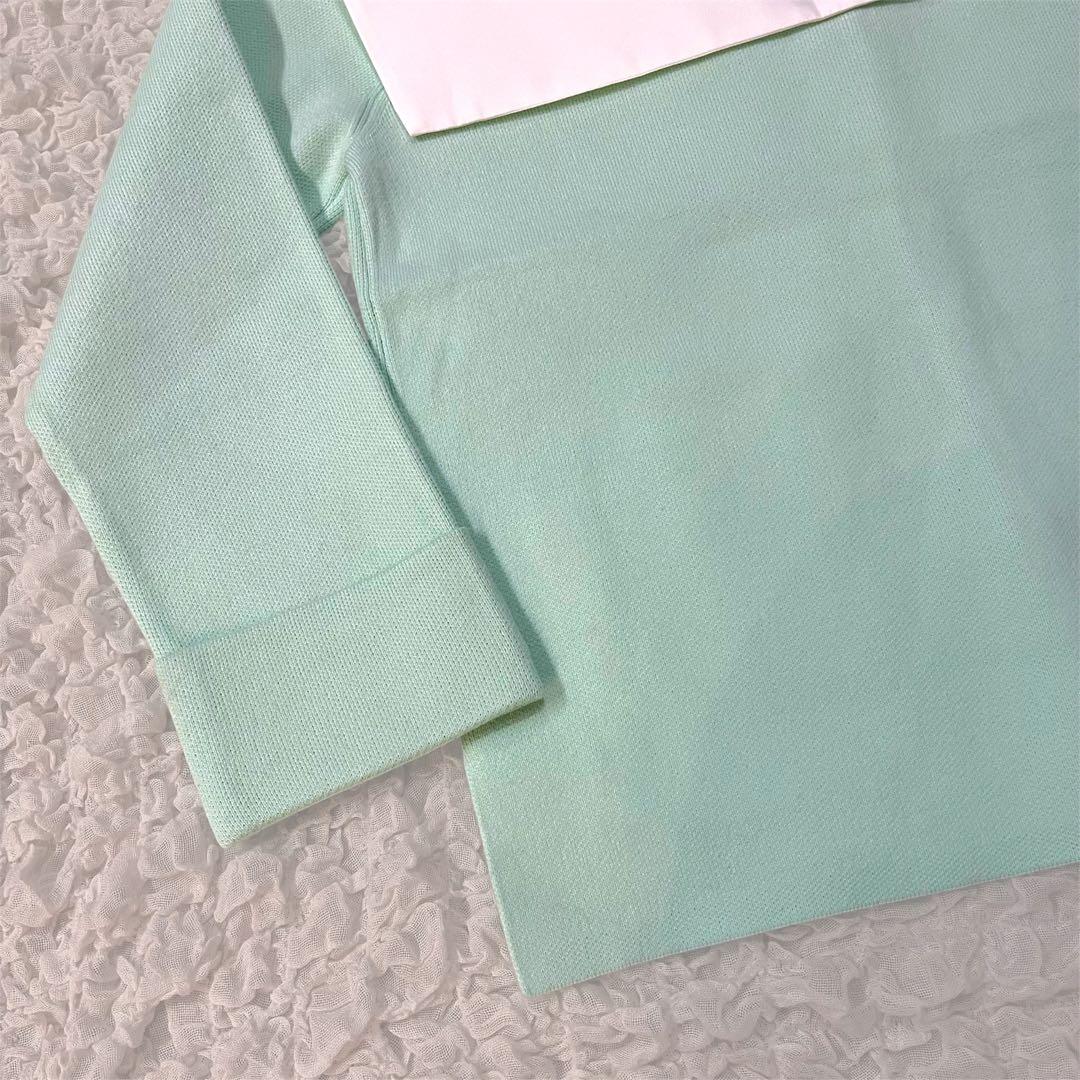 【新品未使用】Bibiy. ビッグカラーニットカーディガン ミントグリーン