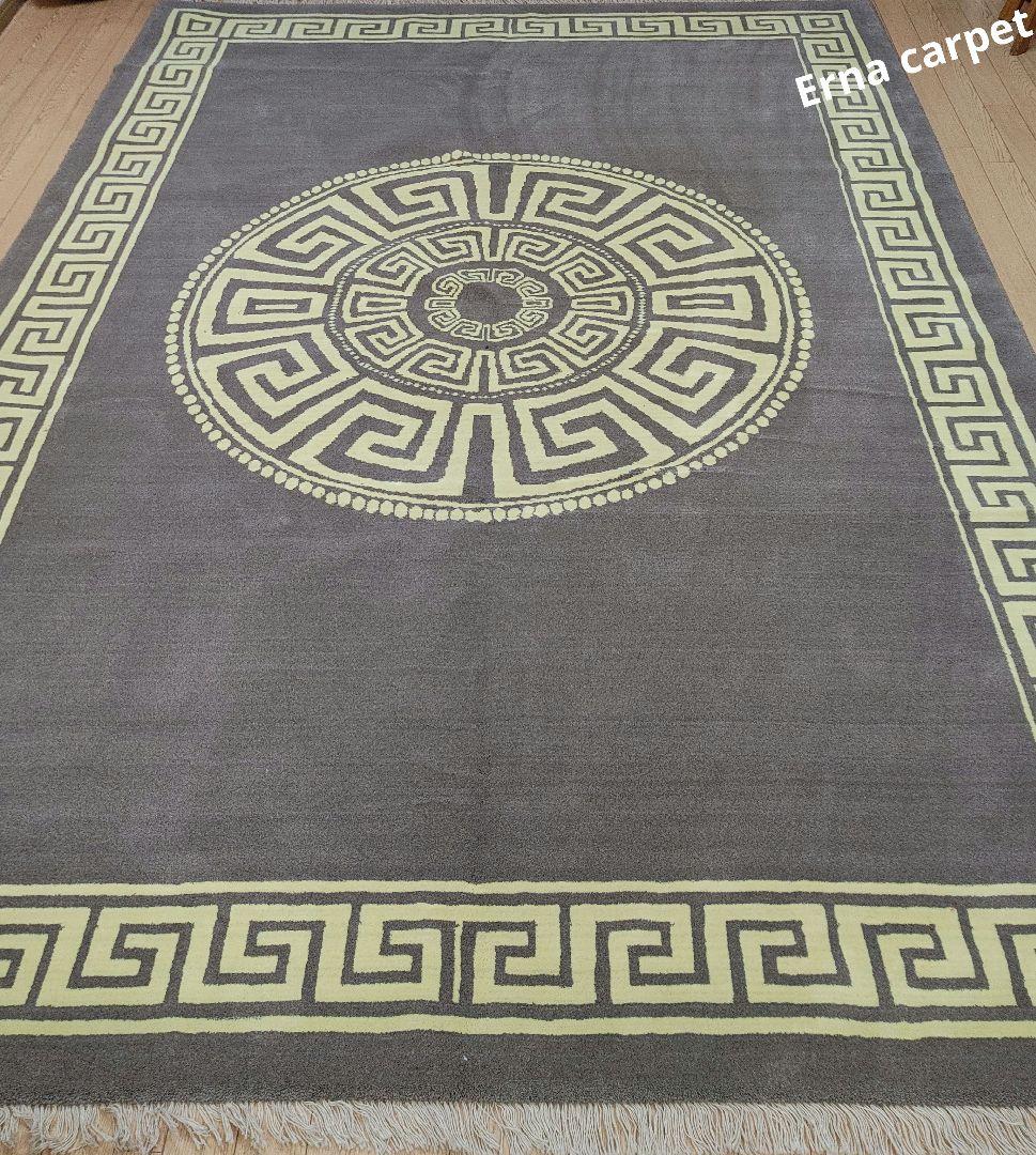 ペルシャ絨毯　新品　シルク（ビスコース）機械織り 305x204 高級品