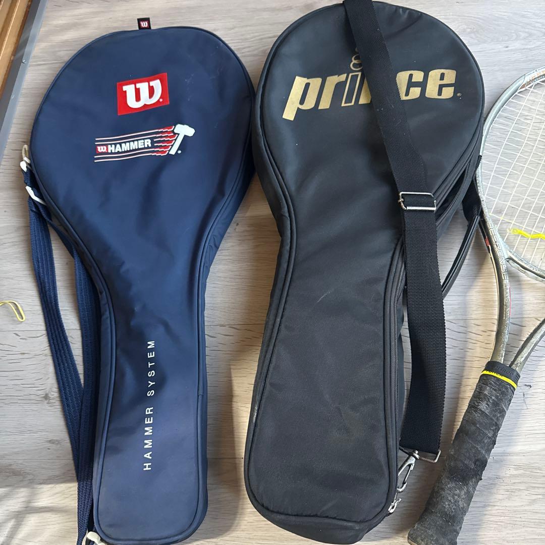 Prince B950 テニスラケット ２個ケース付き