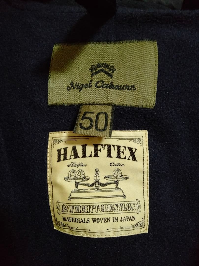 NIGEL CABOURN HALFTEX DECK JACKET　ネイビー