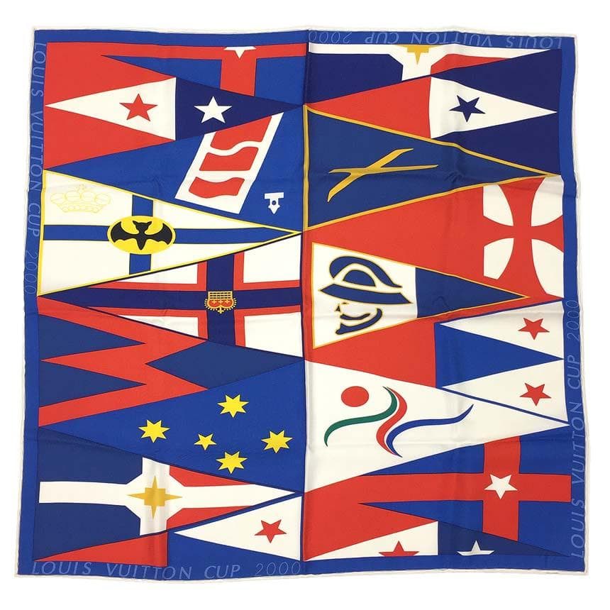 ルイヴィトンカップ2000　スカーフ　旗　バンダナ　限定品　aq9928