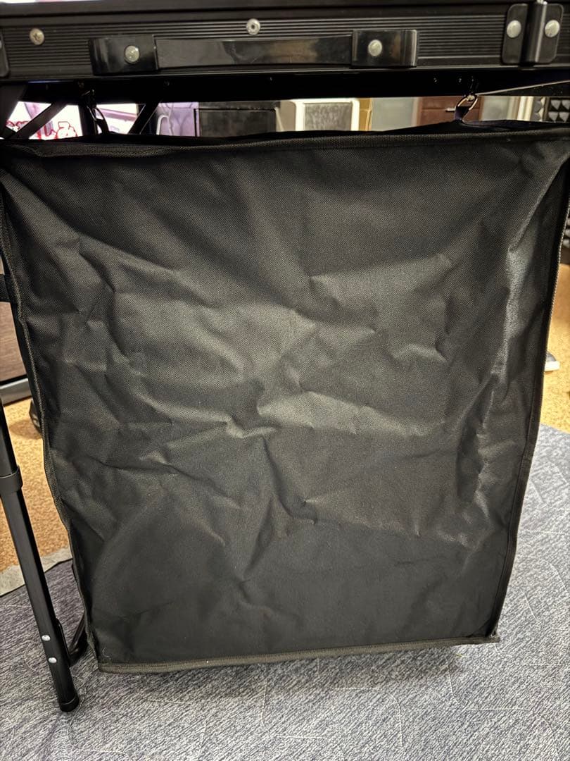 DOD 折りたたみキッチンラックブラック