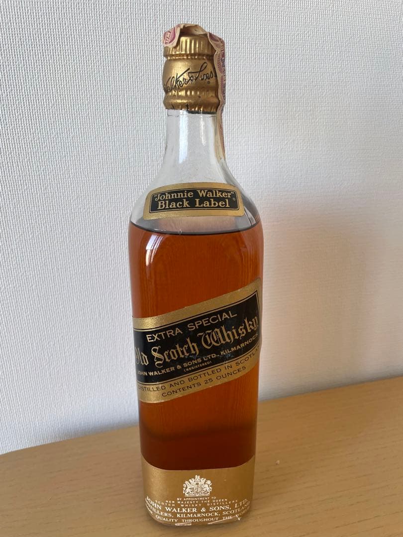 ウイスキー ジョニーウォーカーブラック　1950年代