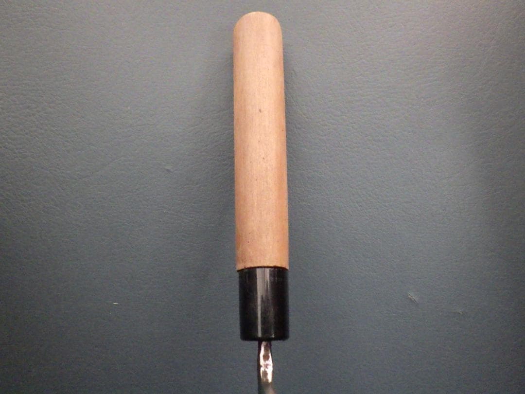 正本★槌目鍛造出刃包丁★㊨片刃研ぎ済み★オールド正本/昭和★