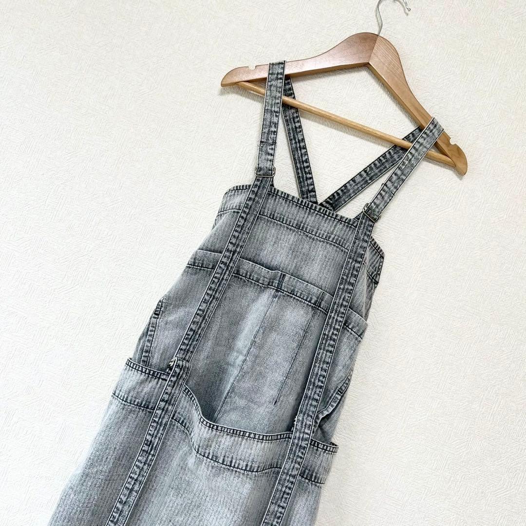 定価10万 Y'S ヨウジヤマモト 22SS ジャンパースカート シャンブレー