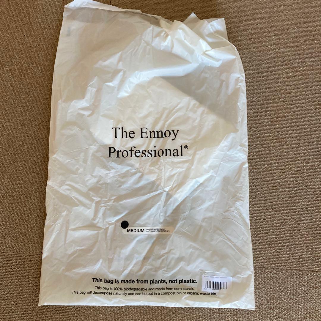 25AW ennoy border hoodie sweat エンノイ　パーカー