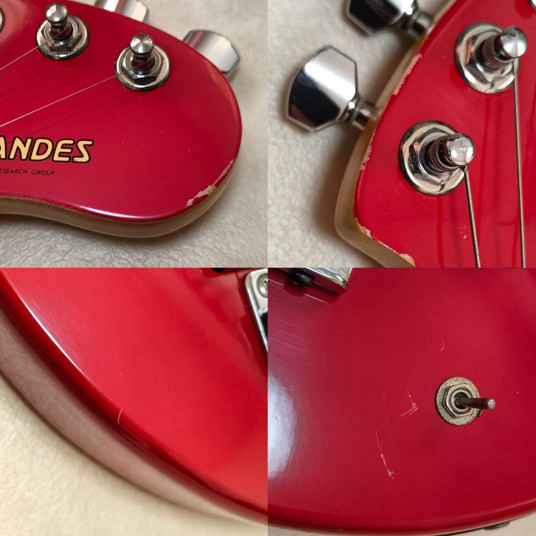 【美品】ZO-3 レッド アンプ内蔵ミニギター ヘッドフォン利用可能！！