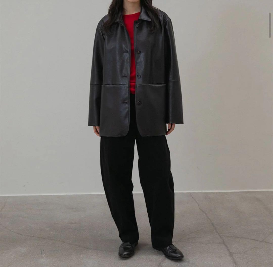 ohotoro レザージャケット　ダークブラウン　美品　3回着用