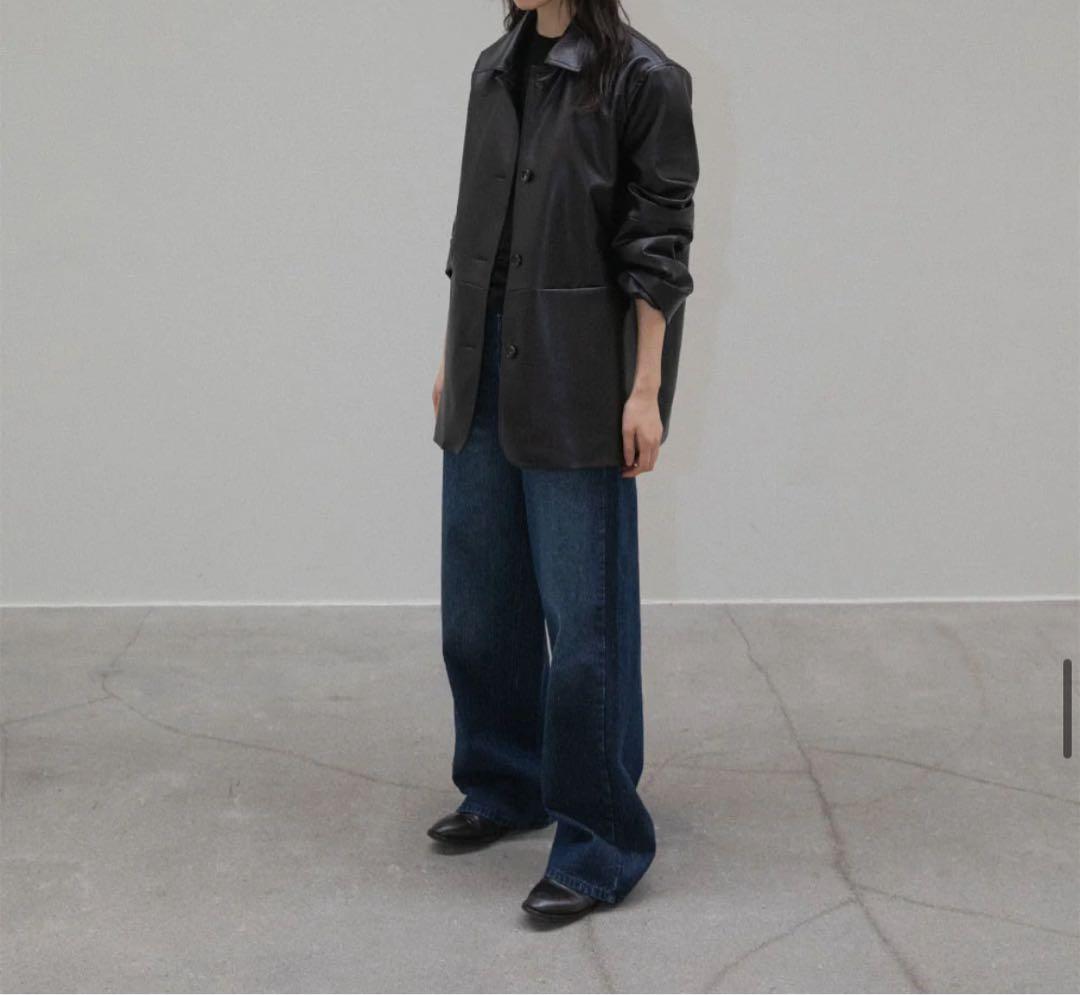 ohotoro レザージャケット　ダークブラウン　美品　3回着用