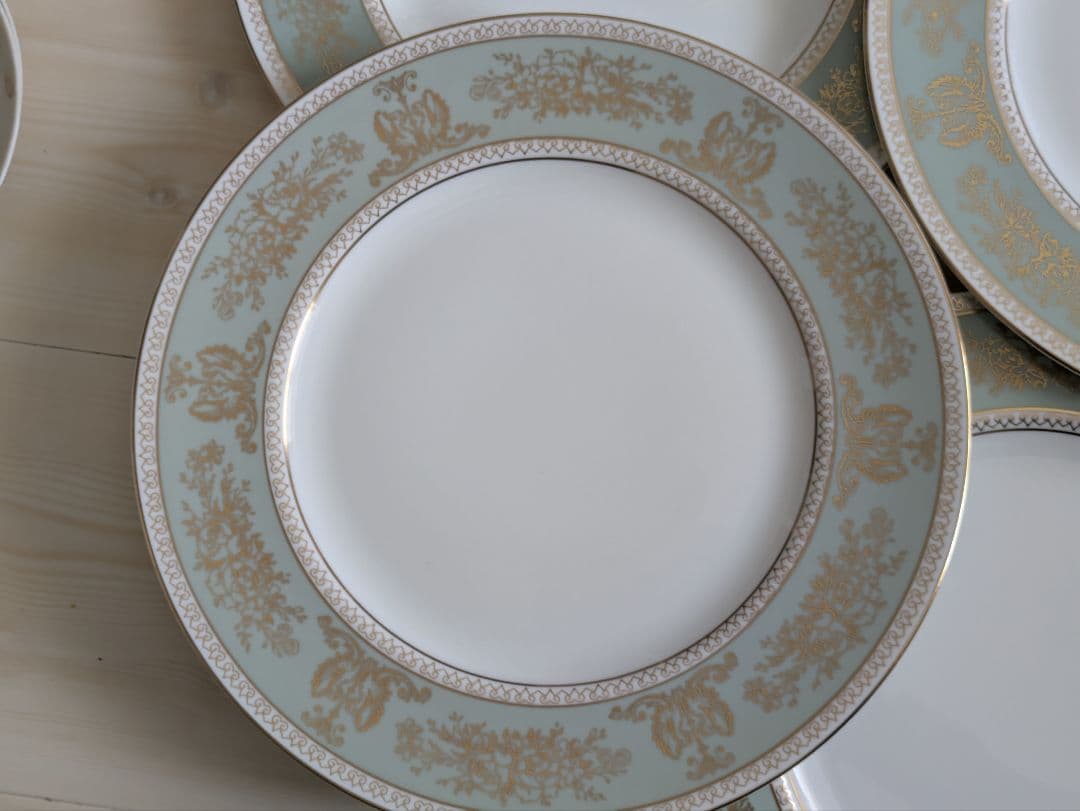 5枚セットウェッジウッド コロンビア セージグリーン