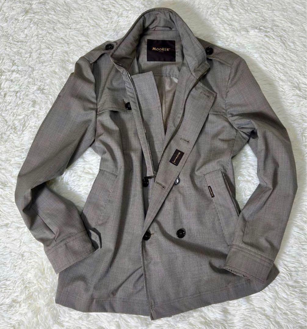 値下げ　Moorer ムーレー　ダブルブレスト　コート　50
